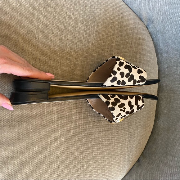 Something Navy Cassie Genuine Calf Hair Slide Sandal EUC - Picture 9 of 14